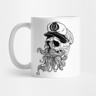 Sailor Bearded Skull Mug